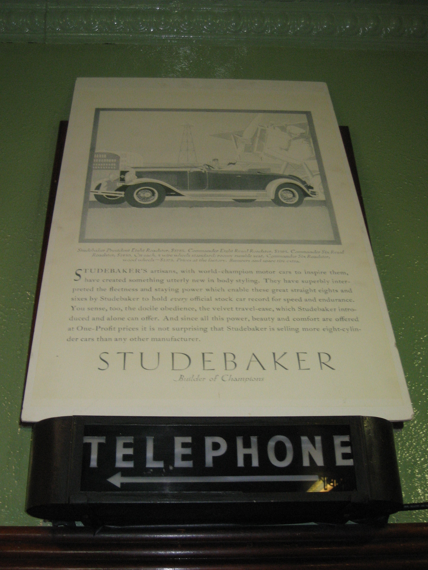 Studebaker sign preserved in Hamilton